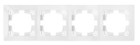 Рамка 4-местная Bylectrica УЮТ, белая