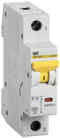 Автоматический выключатель ВА47-60M 1Р 10А 6кА В IEK