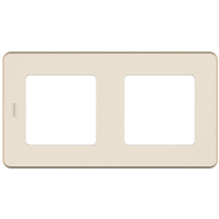 Рамка 2-местная Legrand INSPIRIA, слоновая кость