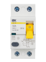 Выключатель дифференциальный (УЗО) ВД1-63 2Р 50А 30мА тип АС IEK