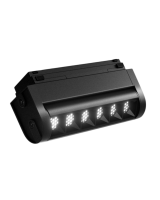 Трековый светильник LEDAR M-TRACK GRILL, 6 Вт, 4000 K, черный