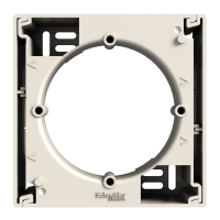 Коробка установочная 1-местная Schneider ASFORA, накладная, кремовый