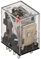 Реле промежуточное IEK РЭК78/3(MY3), 5 А, 3SPDT, напряжение управления 230 В AC, с индикацией