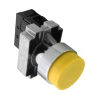 Кнопка управления CHINT NP2-BL55, желтая, 1NO+1NC, Ø 22 мм, IP40