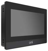 Панель оператора ONI ETG Lite 7", 1024х600, резистивная, 24 В DC, Ethernet, пластик, черная, IP65