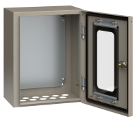 Корпус металлический IEK TITAN ЩМП-1-0, 400х300х220 мм, с прозрачной дверью, У2, IP54