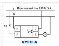 Реле времени CHINT NTE8-120A, задержка выключения, 12-120 сек, 1NO, 230 В АС — фото, характеристики