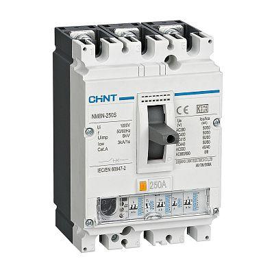 Автоматический выключатель NM8N-250S TM 3P 250А 50kA с регулируемым термомагнитным расцепителем CHINT