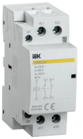 Контактор модульный IEK КМ40-11М, 40 А, AC-7a, 1NO+1NC, катушка 230 В AC/DC