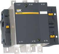 Контактор IEK КТИ-5330, 3Р, 330 А, 160 кВт, АС-3, напряжение управления 400 В АС, 1NO