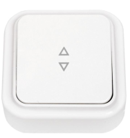 Переключатель 1-клавишный Bylectrica ПРАЛЕСКА А6 10-147, накладной, белый, IP20