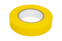 Изолента ПВХ FIXLINE, 0.15х20 мм, желтый, 20 м, (-30..+50С) Полимерпласт