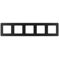 Рамка 5-местная Legrand INSPIRIA, антрацит