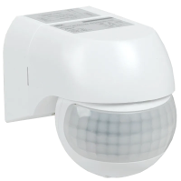 Датчик движения IEK ДД-013, 0.8 кВт, 230 В АС, угол обзора 180°, дальность 12 м, белый, IP44