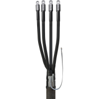 Муфта кабельная концевая ZKabel 4КВ(Н)Тп-1, 35-50 мм², с наконечниками