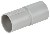 Муфта соединительная IEK ELASTA труба-труба GI 25G, серый