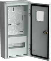 Корпус щита учета IEK TITAN ЩУРн-3/9 (коттеджный), 500х250х135 мм, навесной, IP54, У2