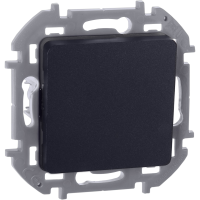 Переключатель 1-клавишный Legrand INSPIRIA, антрацит