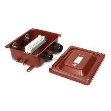 Коробка клеммная металлическая КЗНС-16, 16 зажимов, латунные вводы, IP 54, ЗЭТА