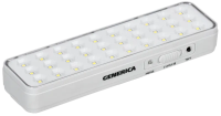 Светильник светодиодный аккумуляторный GENERICA ДБА 1030, 3 Вт, 30 LED, 5 ч, непостоянного действия
