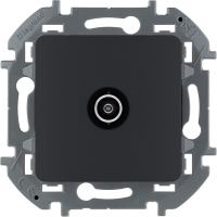 Розетка телевизионная Legrand INSPIRIA, антрацит