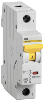 Автоматический выключатель ВА47-60M 1Р 16А 6кА С IEK