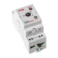 Регулятор температуры AURA ТР-330, 16 А, питание 110...245 В AC/DC, диапазон -15...+5 °C, с датчиком, IP20