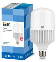 Комплект промо IEK лампа LED HP 120 Вт 6500 К E40, патрон подвесной Пкр40-16-К43, керамический