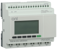Микро ПЛК PLR-M CPU1206 12DI/6RO 24VDC RS485 SD карта экран ONI