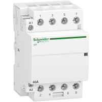 Модульный контактор Schneider Acti9 iСТ, 4Р, 40 А, АС-7, 4NO, катушка 230 В AC