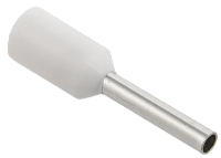 Наконечник двойной НШВИ(2) 0.75-10 под провод 0.75мм2 (100шт/упаковка) белый IEK