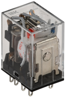 Реле промежуточное IEK РЭК78/3(MY3), 5 А, 3SPDT, напряжение управления 12 В DC, с индикацией