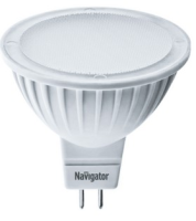 Лампа LED Navigator NLL-MR16-5-230-6.5K-GU5.3, 5 Вт, 230 В, 6500 К, GU5.3, PAR16