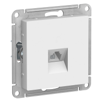 Розетка телефонная AtlasDesign, RJ11, белый