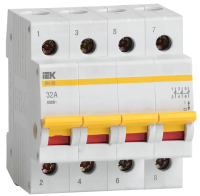 Выключатель нагрузки IEK ВН-32, 4P, 32 А