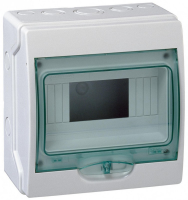Корпус пластиковый навесной Schneider Mureva Kaedra, 8 модулей, IP65, IK09