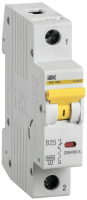 Автоматический выключатель ВА47-60M 1Р 25А 6кА B IEK