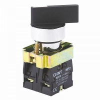 Переключатель CHINT NP2-BJ21, 2 положения I–O, 1NO, Ø22 мм, IP40