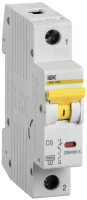 Автоматический выключатель ВА47-60M 1Р 6А 6кА С IEK