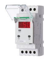 Регулятор температуры F&F RT-820-M, -30...+140 °C, 16 А, 24-264 В AC/DC, 1NO, дисплей, IP20