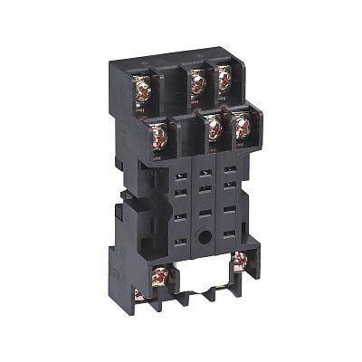 Розетка CZY08B-01 для NJDC-17/2ZS , JZX-22F/(D) и JSZ6. 2 конт. 5А (R) CHINT