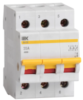Выключатель нагрузки IEK ВН-32, 3P, 20 А