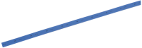 Трубка термоусадочная IEK ТТУнг-LS, 50/25 мм, 0.66 кВ, синяя, 1 м