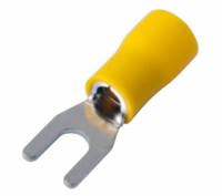 Наконечник вилочный REXANT НВи, М4, 4-6 мм², желтый