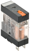 Реле промежуточное промышленное OGR-1-1C 1SPDT 12А Uупр=230VAC индикация и кнопка "тест" ONI