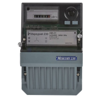 Счетчик трёхфазный однотарифный Меркурий-230 AM-01, 400 В, 60 A, механический