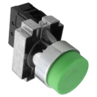 Кнопка управления CHINT NP2-BL31, зеленая, 1NO, Ø 22 мм, IP40