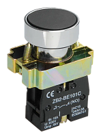 Кнопка IEK LAY5-BA21, 1NO, черная, IP40