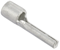 Наконечник штифтовой плоский IEK НШП 6–12, без изоляции