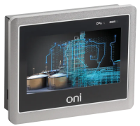 Панель оператора ONI 4.3" (HMI), метал. корпус, Ethernet, 480x272, 24В DC, IP65